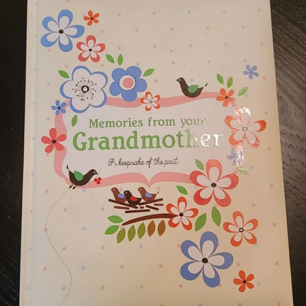 Grandmother memory and scrapbook
